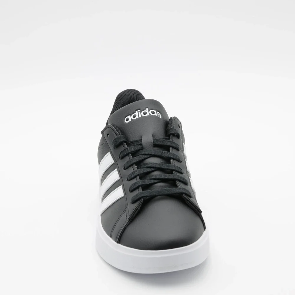 Adidas Men's Classic 3 Stripe Comfort Cushioned Grand Court 2.0 Shoes Black‎ 10